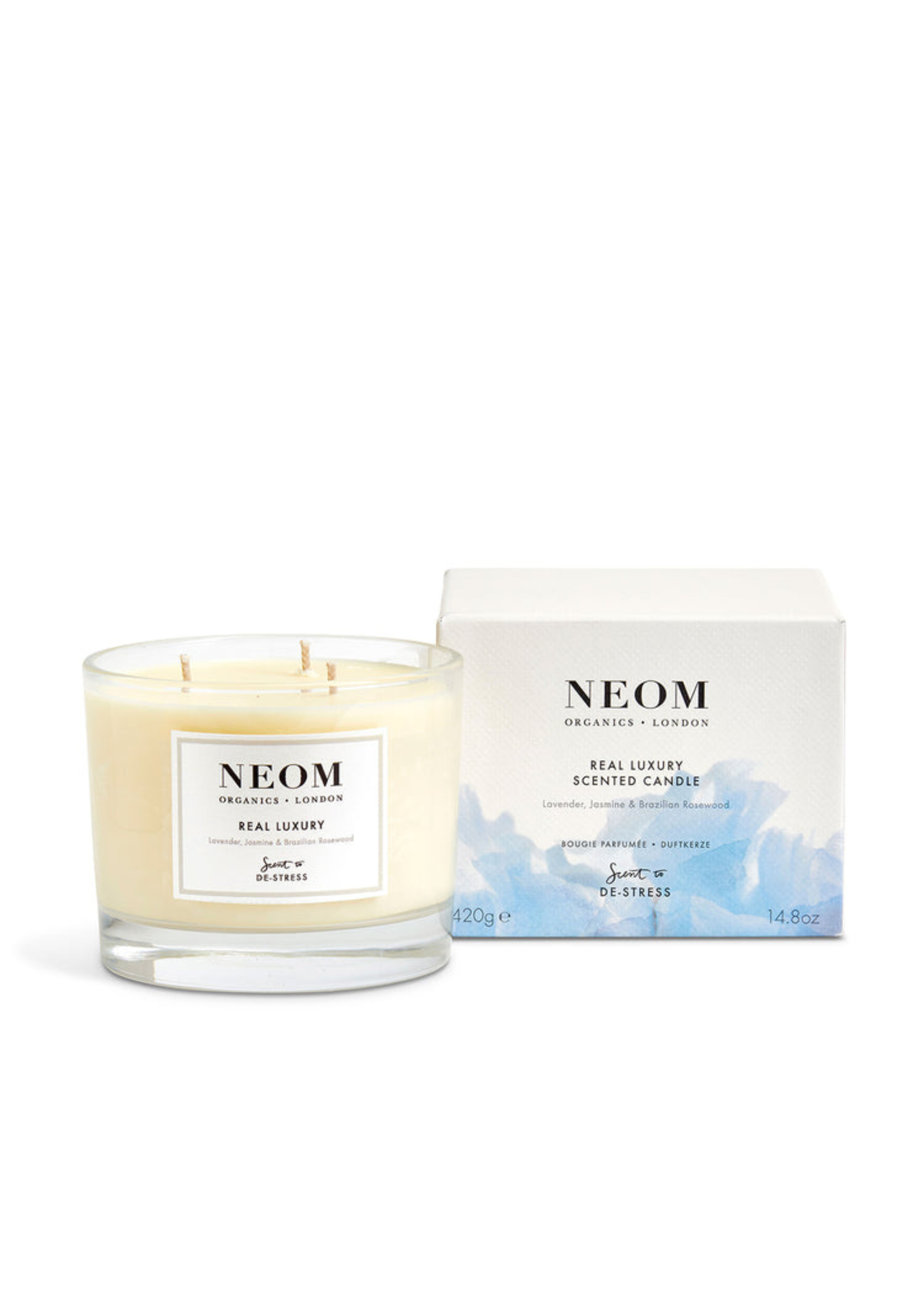 Neom Real Luxury Scented Candle - 3 Wick – Heidi And Hudson