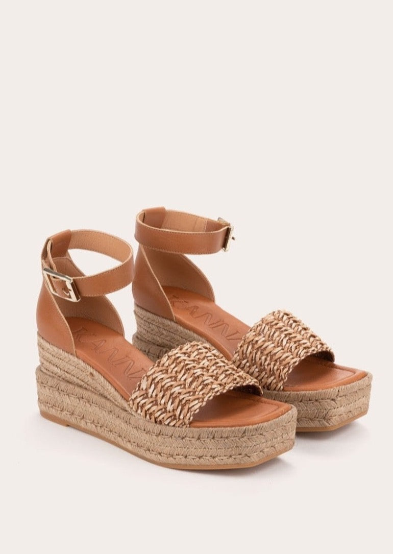 Kanna espadrille hot sale wedge sandals