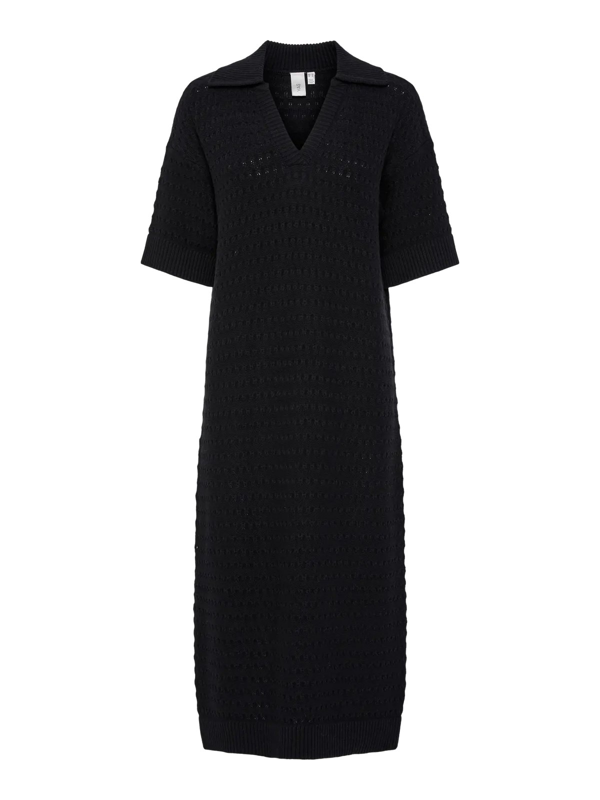 Yas Cibyl Midi Knit Dress - Black