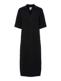 Yas Cibyl Midi Knit Dress - Black