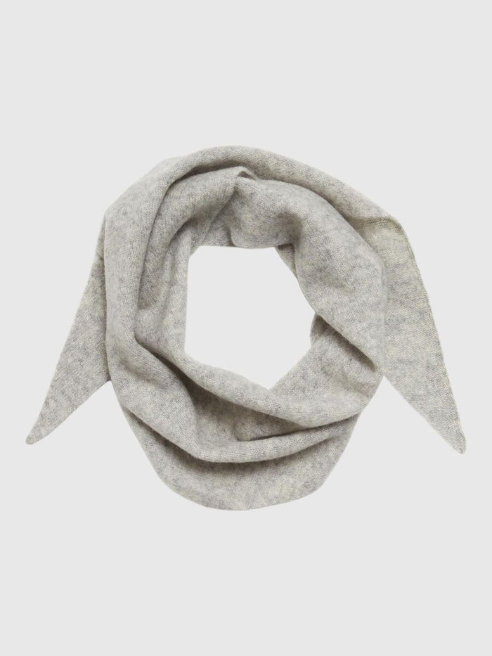 Selected Femma Cashmere Neck Scarf - Grey