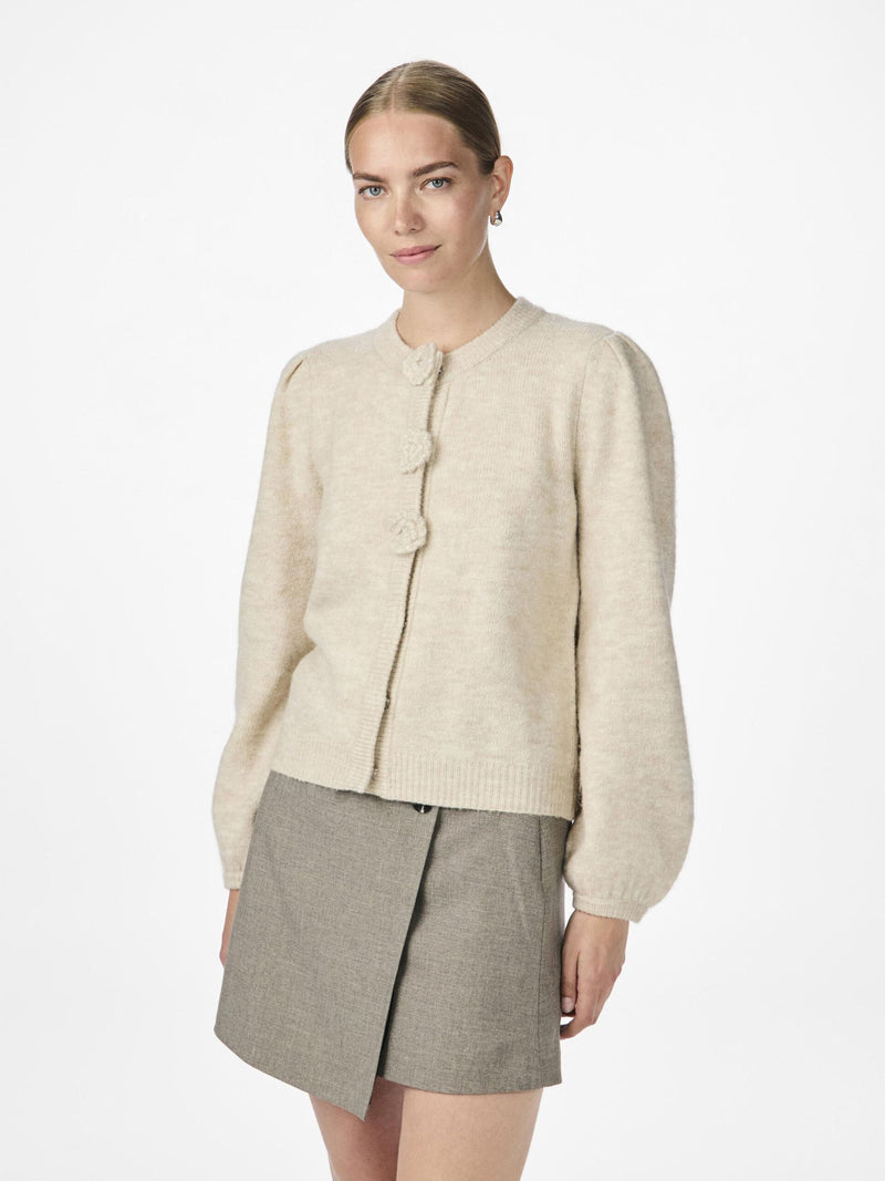 YAS Roselle Cardigan - Beige