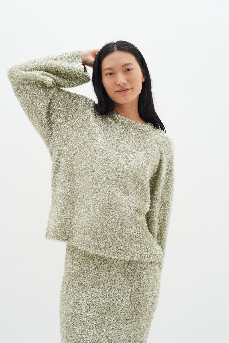 In Wear Yelena Jumper - Silver