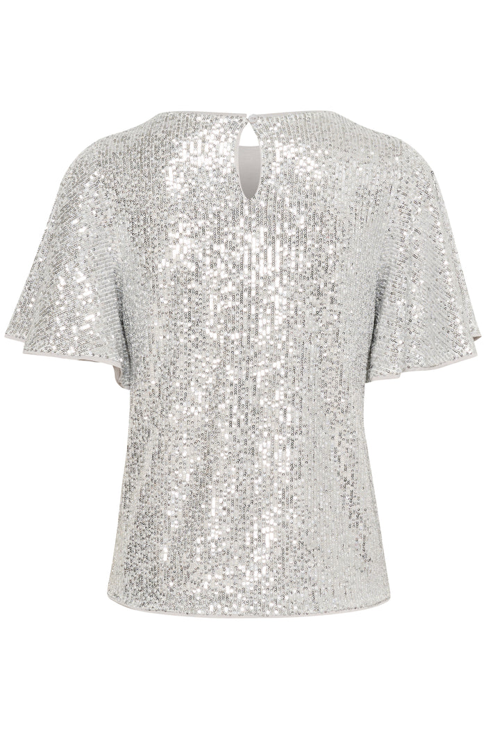 In Wear Barbara Boxy Top - Silver