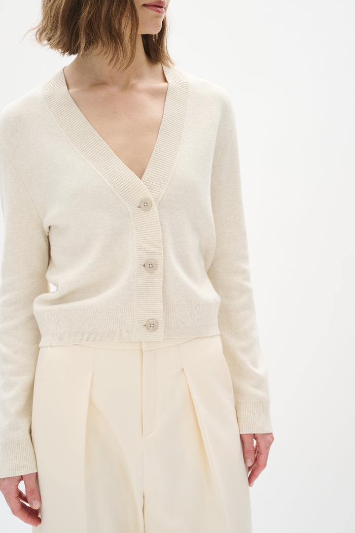 In Wear Wallis Cardigan - Cream