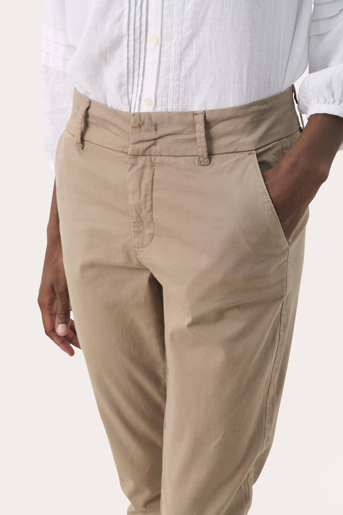 Part Two Soffys Chino Pant - Dessert Taupe