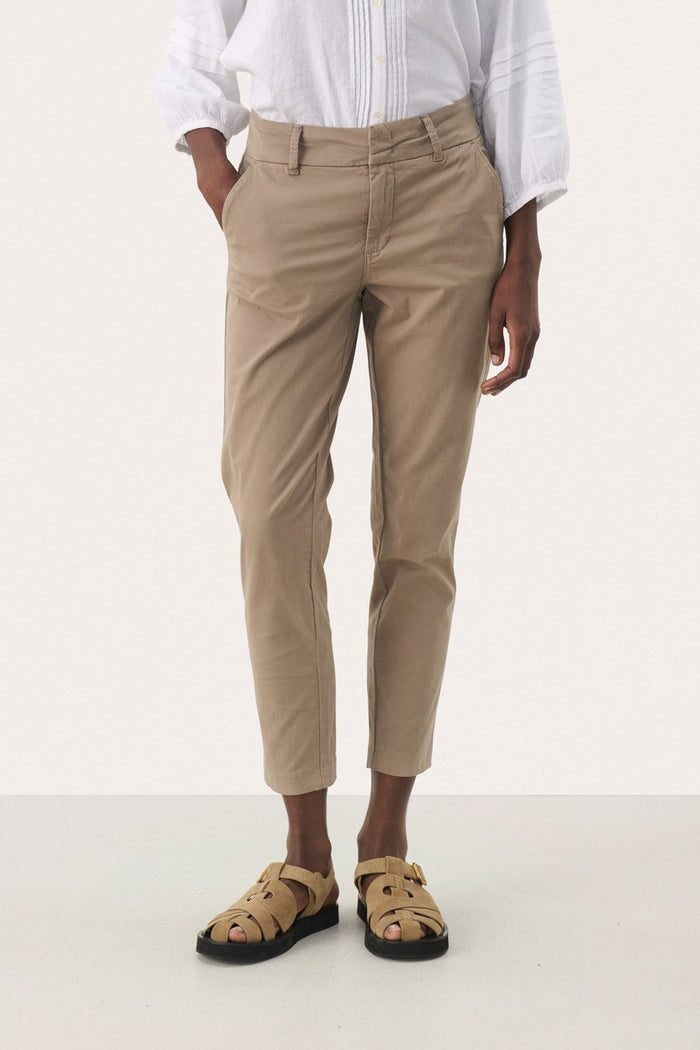 Part Two Soffys Chino Pant - Dessert Taupe