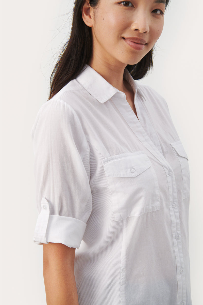 Part Two Cortnia Shirt - White