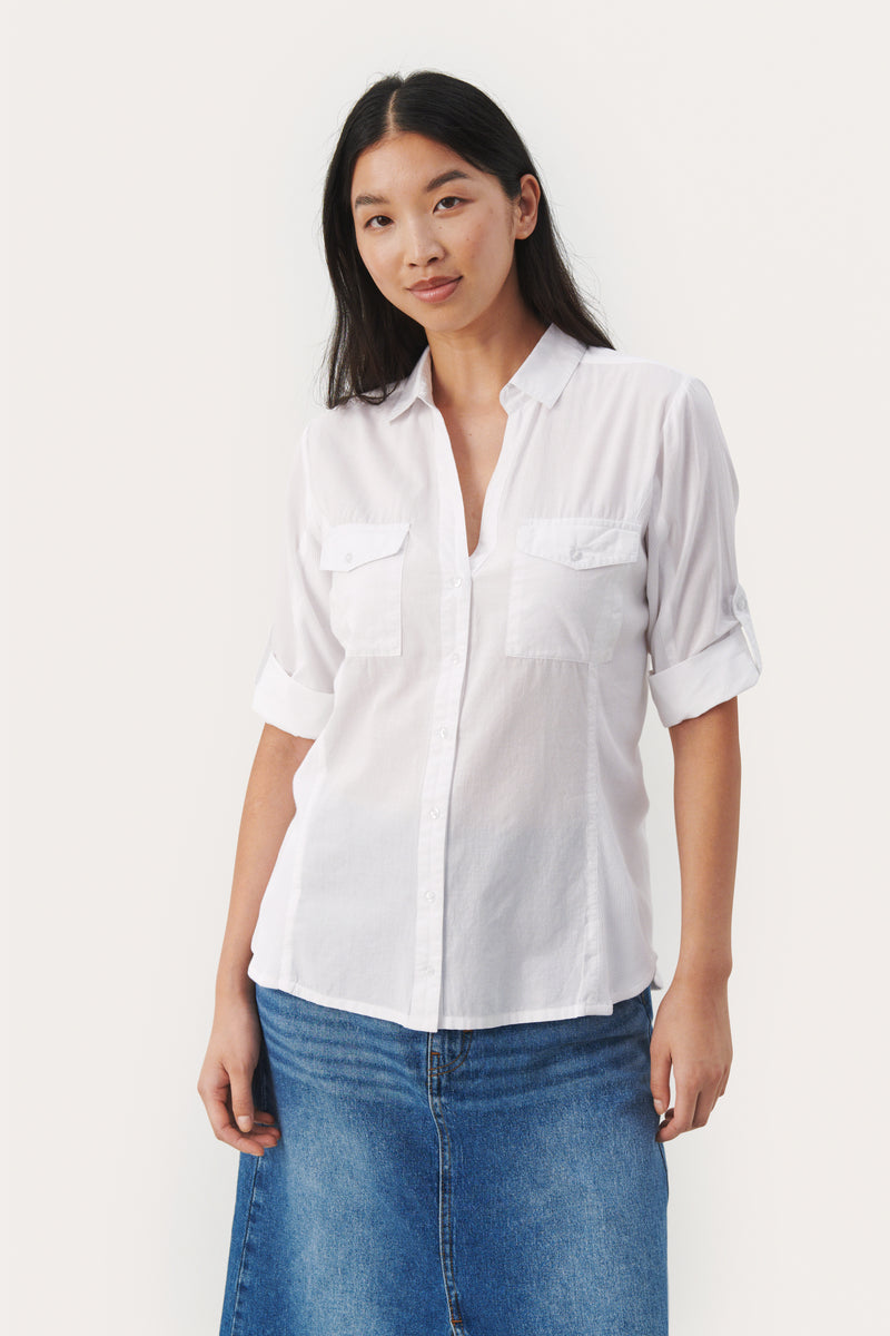 Part Two Cortnia Shirt - White