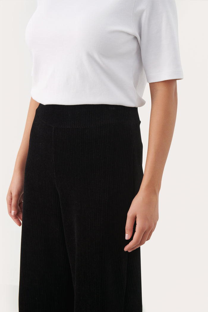 Part Two Illisanna Cord Trousers - Black