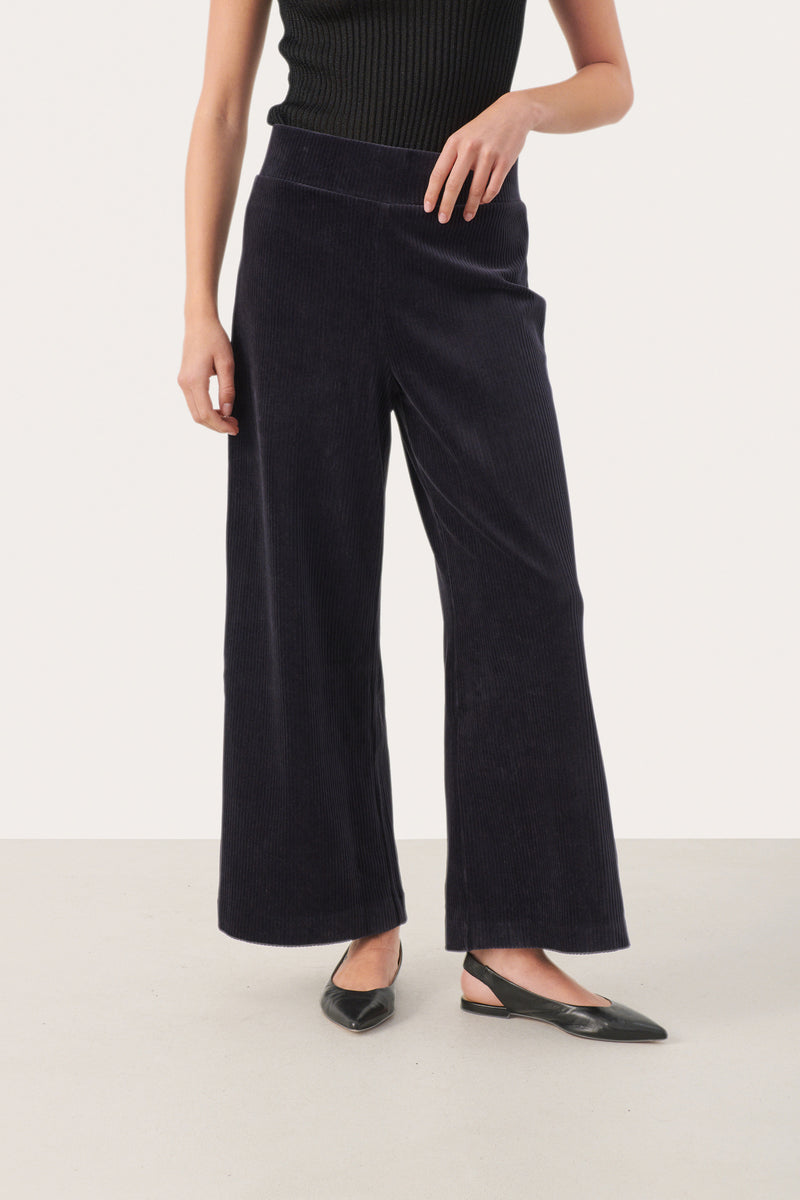 Part Two Illisanna Cord Trousers - Navy