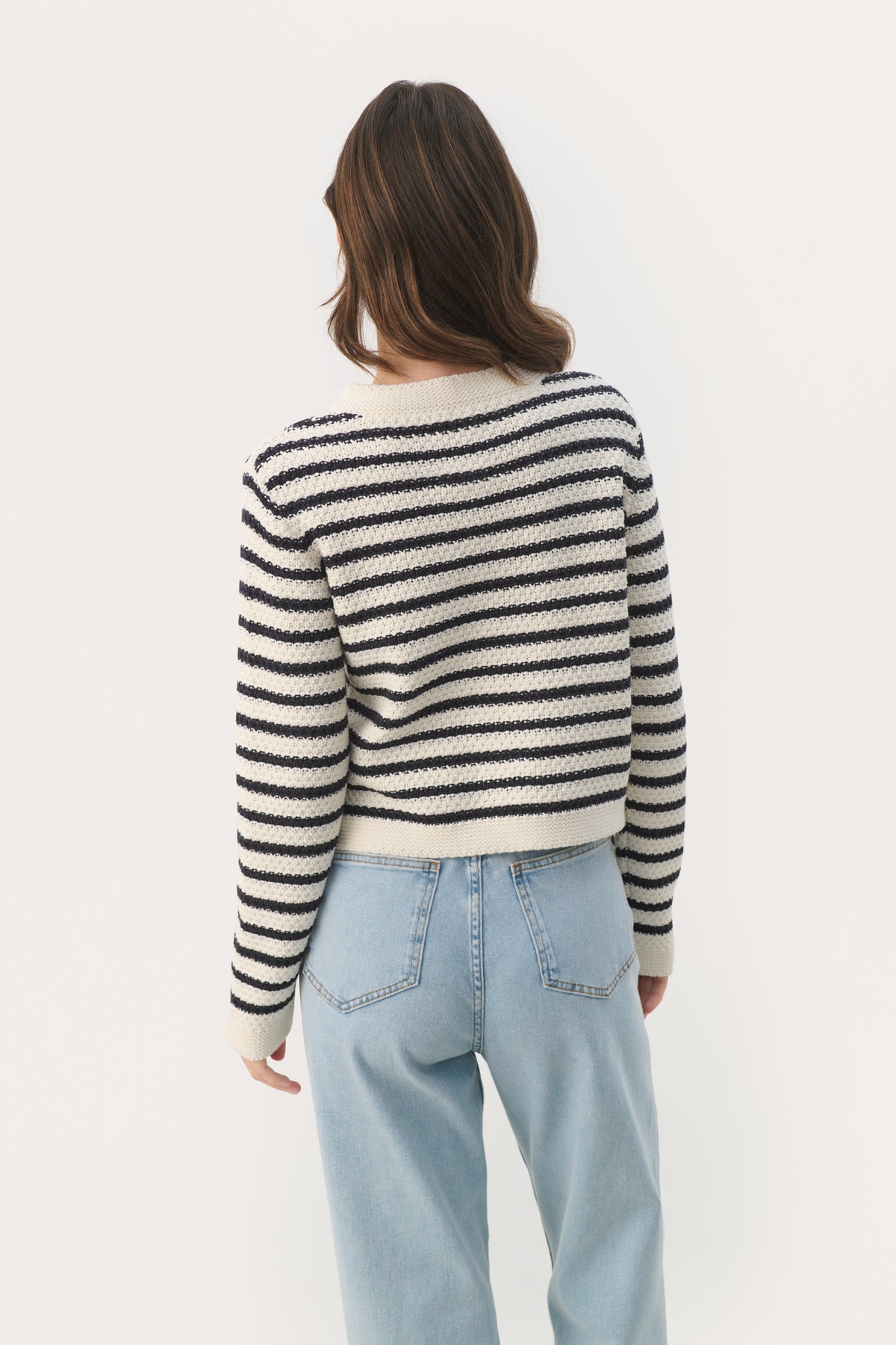 Part Two Elmie Cardigan - Stripe