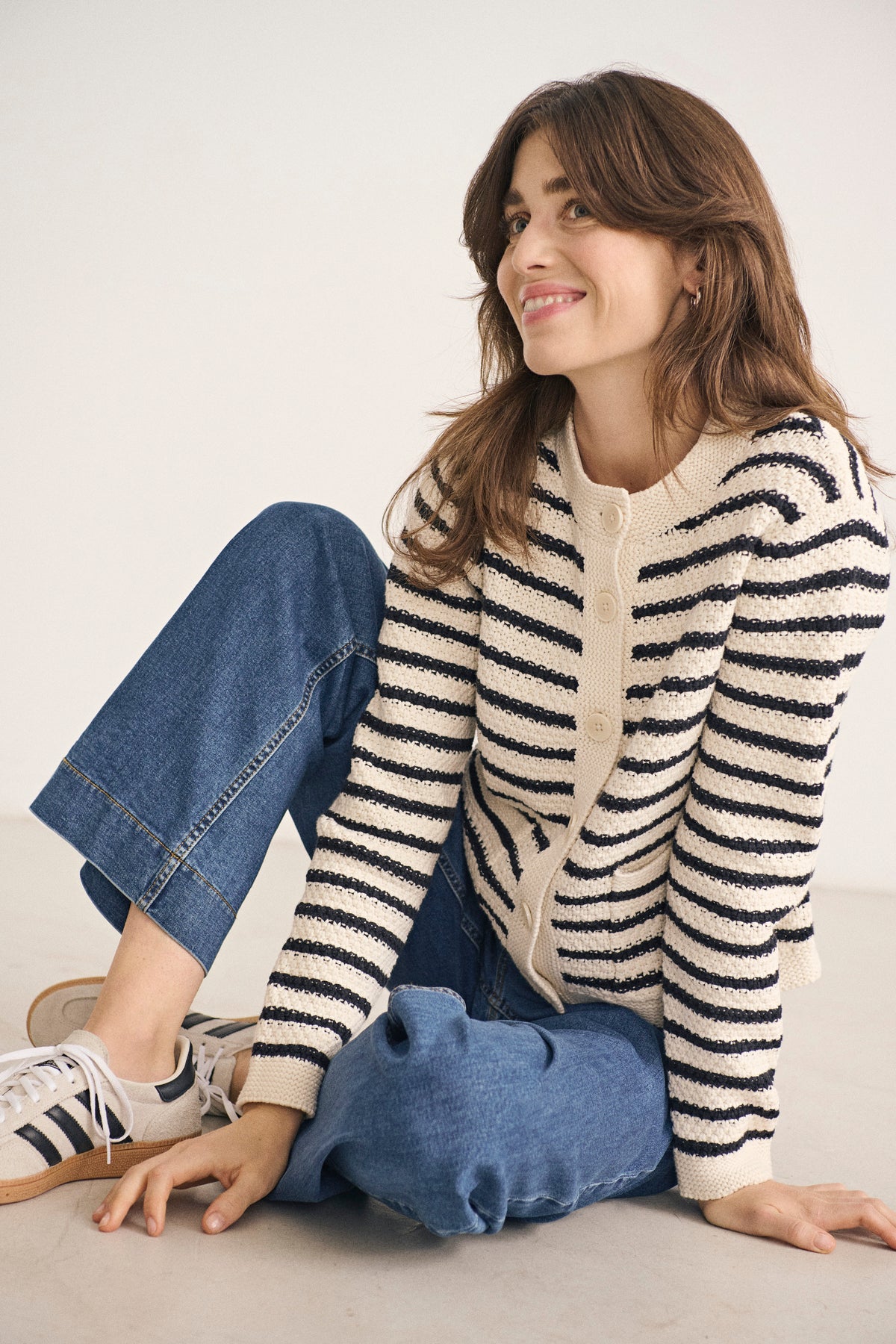 Part Two Elmie Cardigan - Stripe