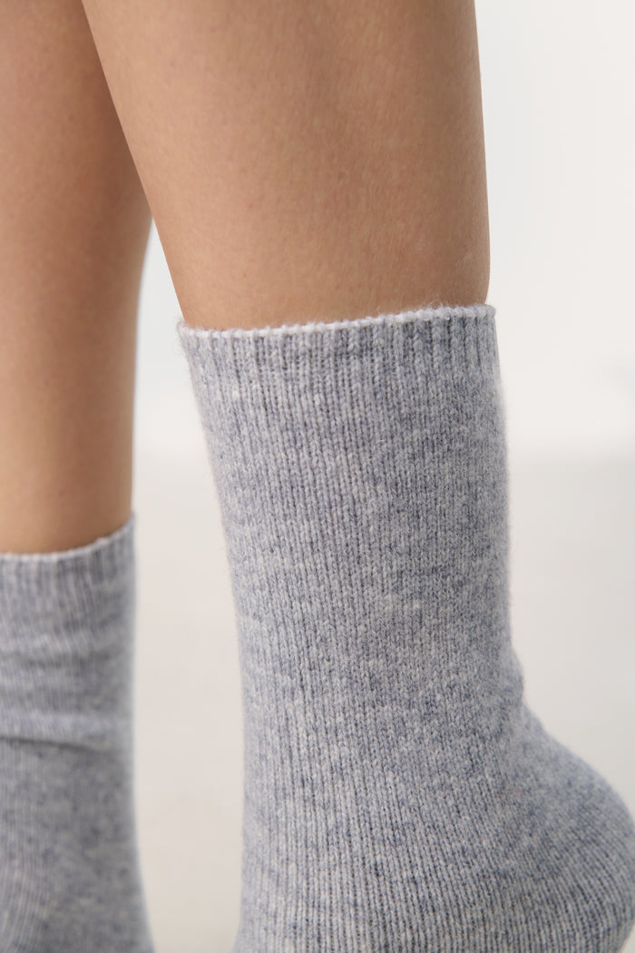 Part Two Teona Wool Sock - Grey