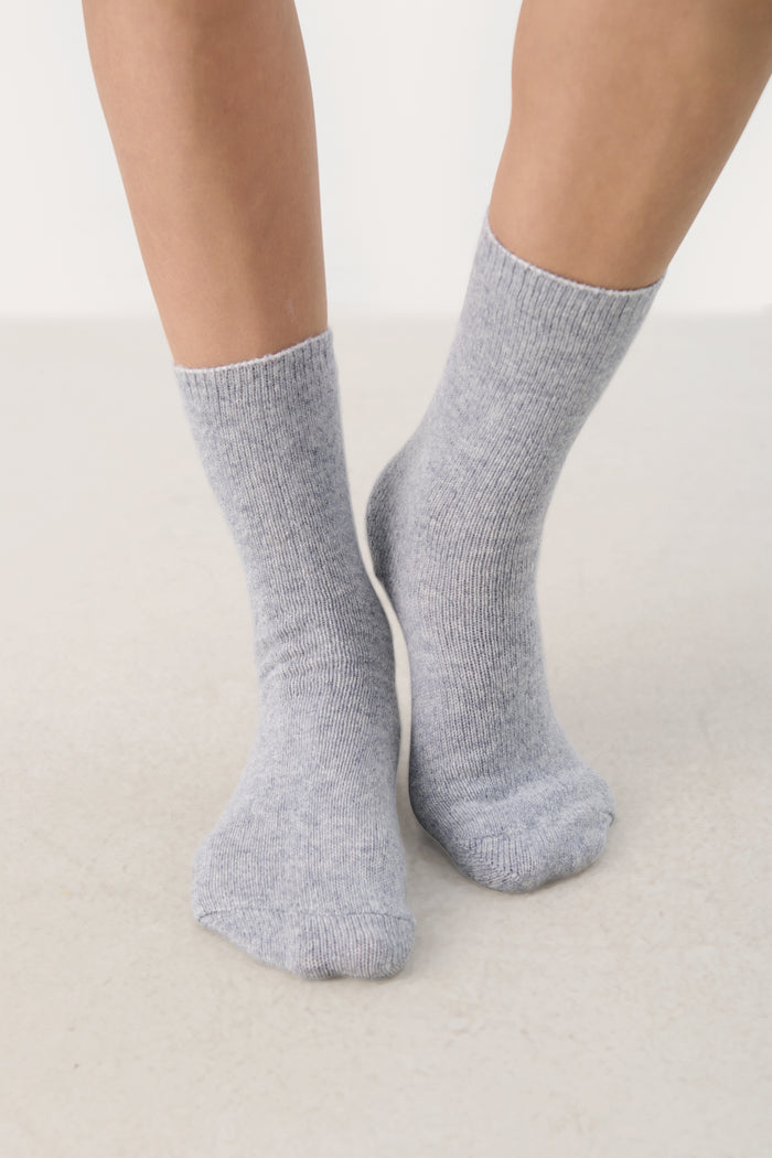 Part Two Teona Wool Sock - Grey