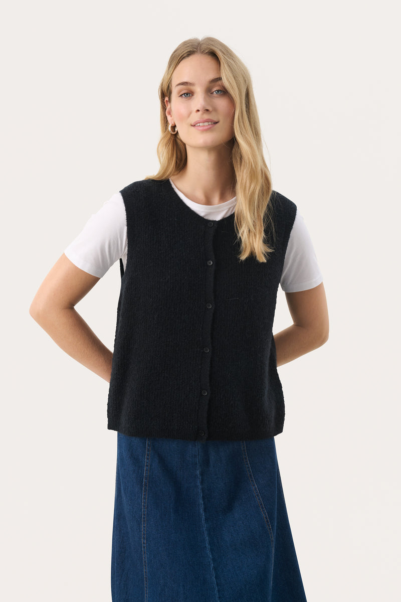 Part Two Pimira Button Tank - Navy