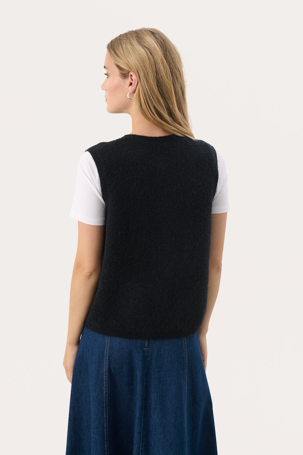 Part Two Pimira Button Tank - Navy