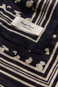 Part Two Phil Neck Tie Scarf - Navy