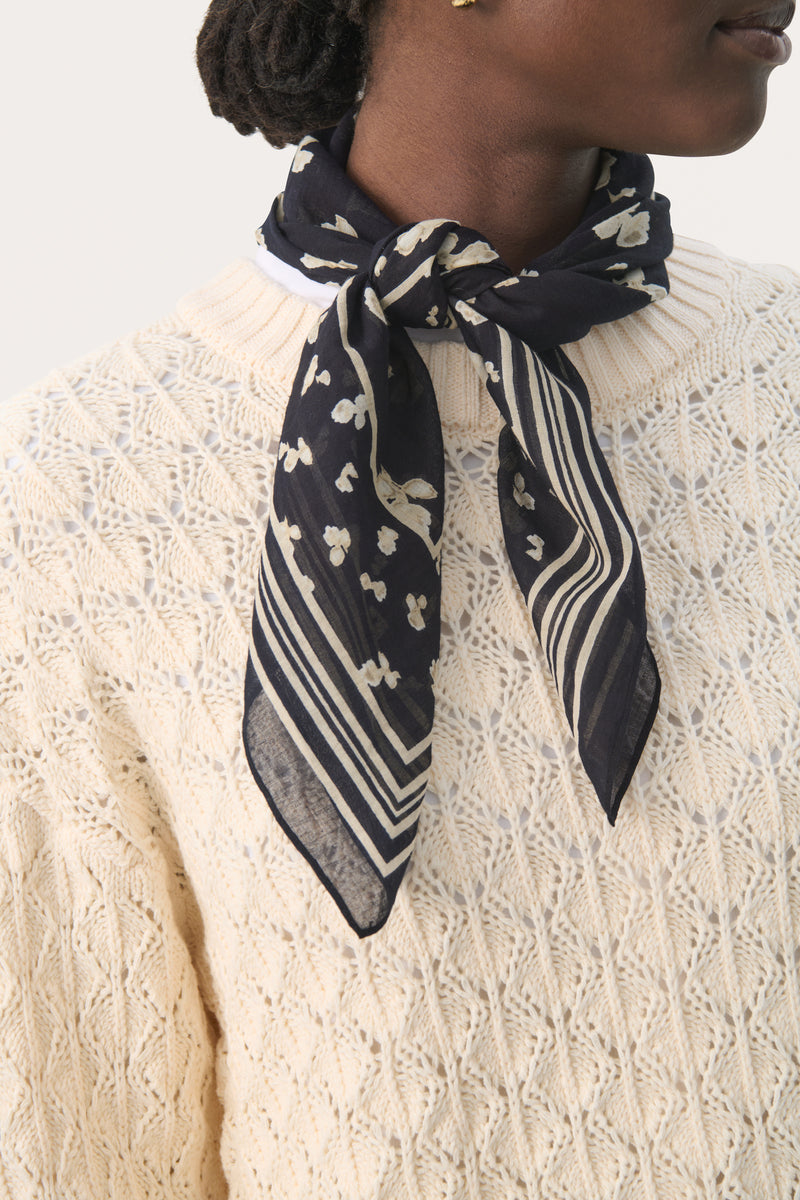 Part Two Phil Neck Tie Scarf - Navy