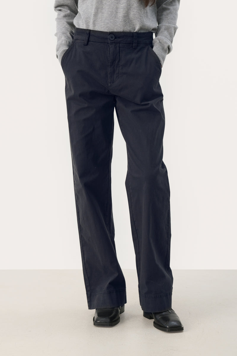 Part Two Belme Trousers - Blue Graphite