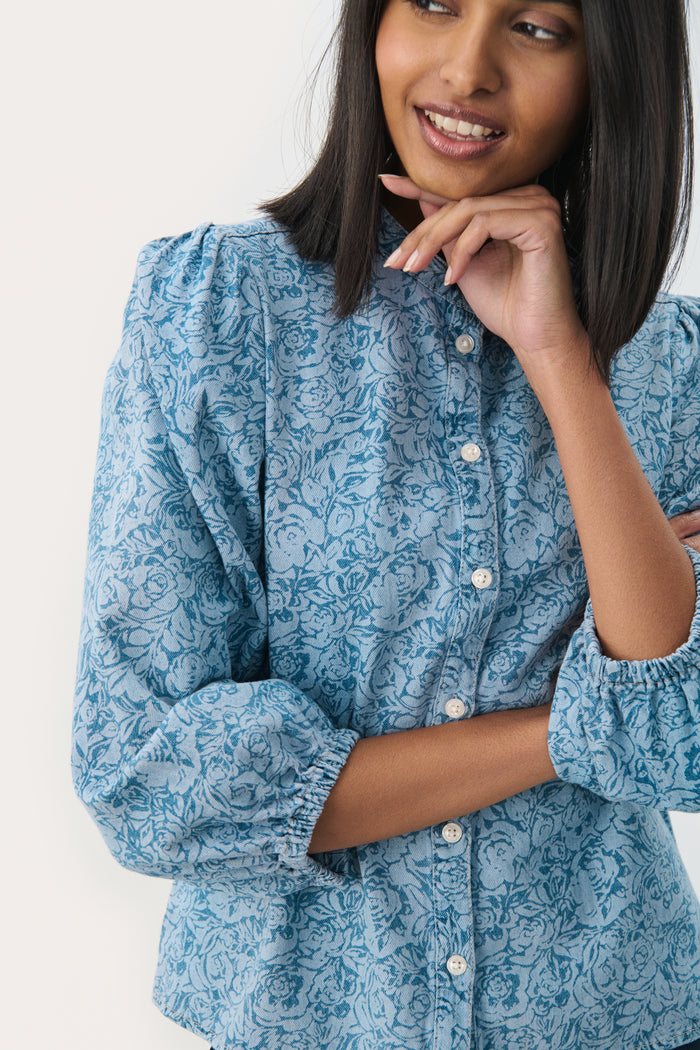 Part Two Nicolie Denim Blouse