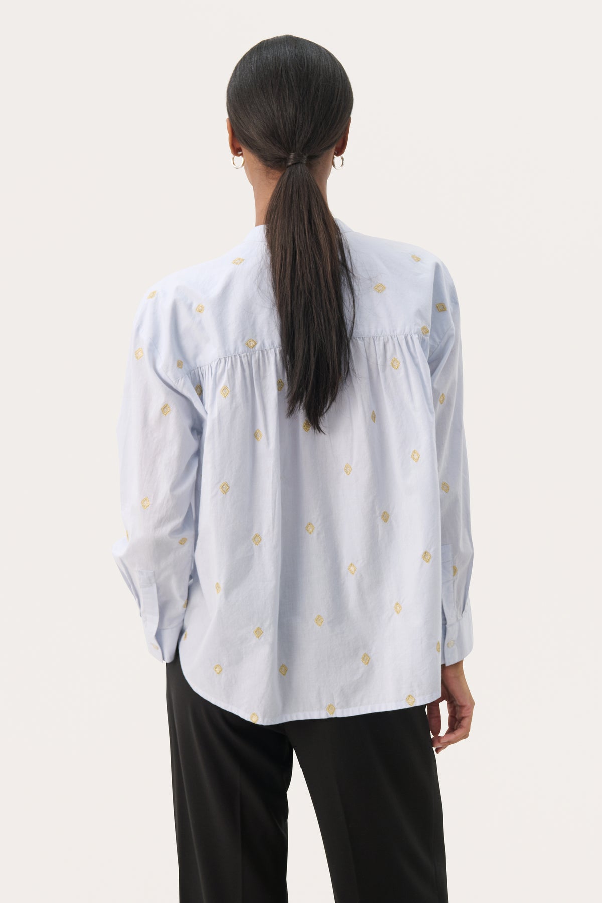 Part Two Natale Cotton Blouse - Blue