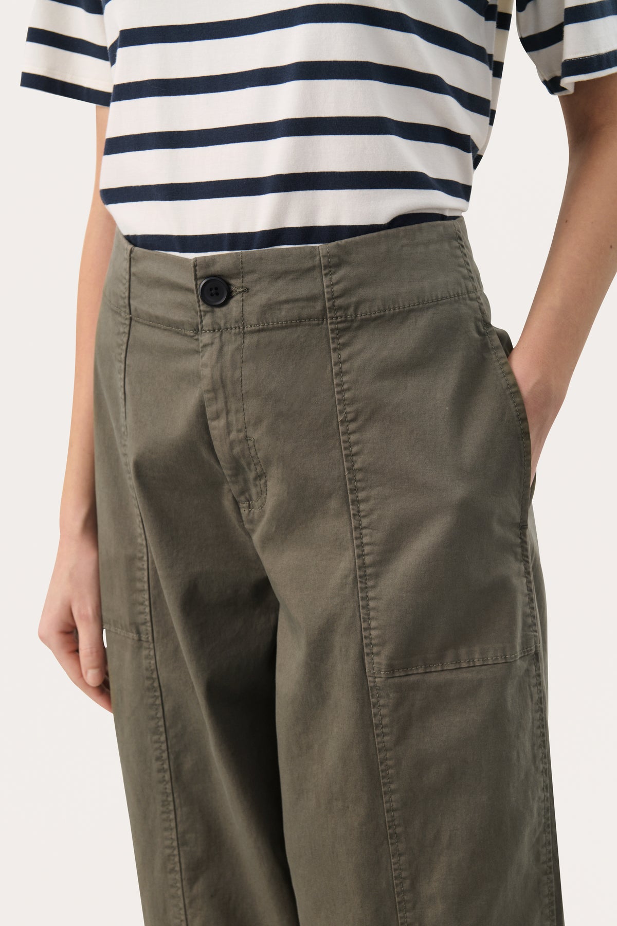 Part Two Netta Chino Pant - Khaki