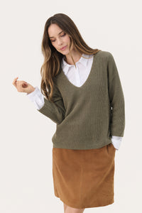 Part Two Etrona Knit - Khaki