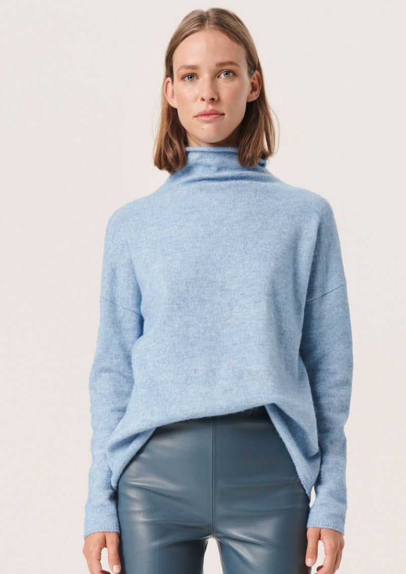 Soaked In Luxury Miya Jumper - Faded Denim