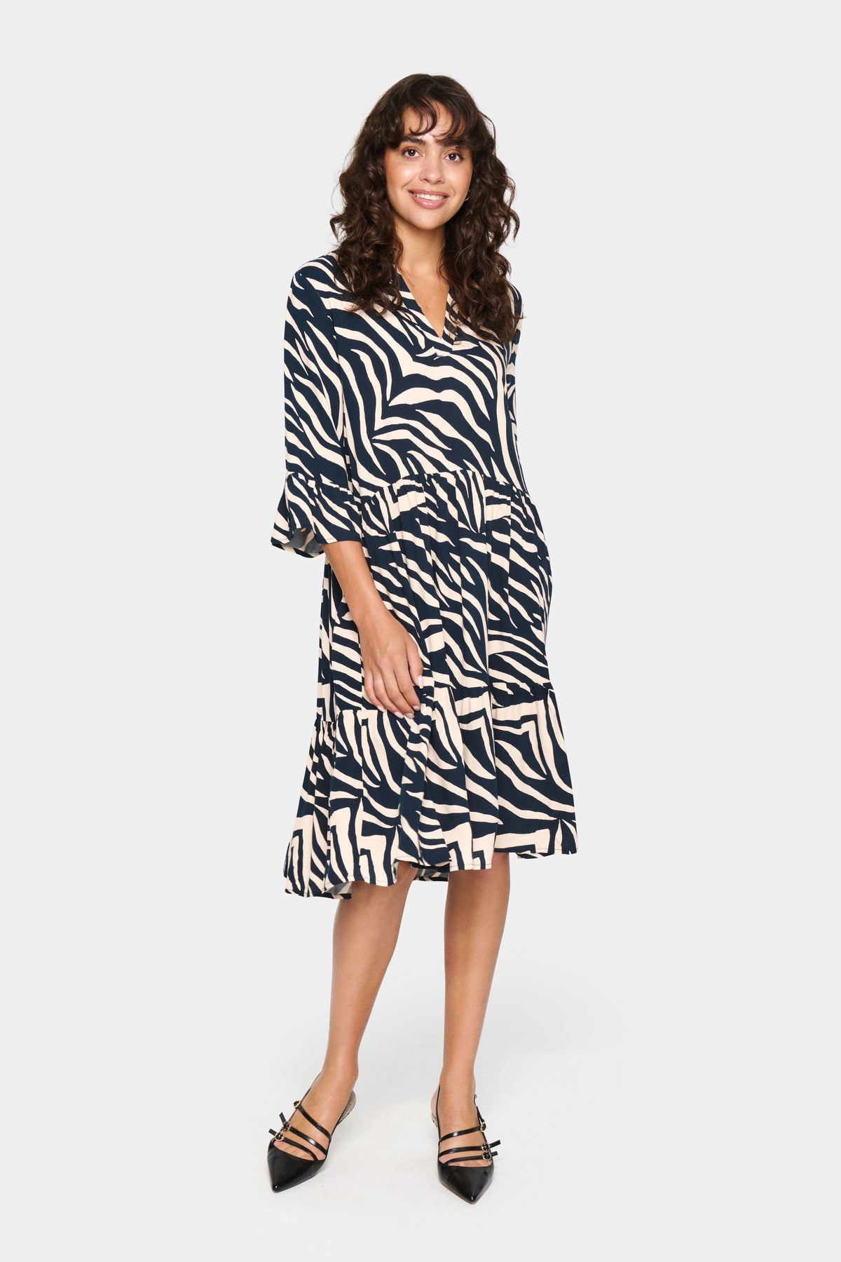 Saint Tropez Eda Dress - Navy Stripe