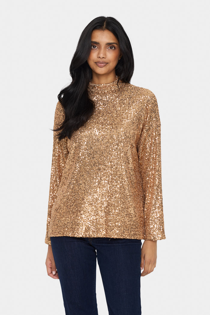 Saint Tropez Reyana Blouse - Gold