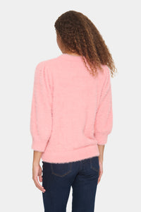 Saint Tropez Banni Fluffy Jumper - Pink Nectar