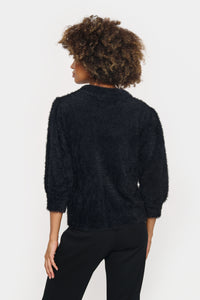 Saint Tropez Banni Fluffy Jumper - Black