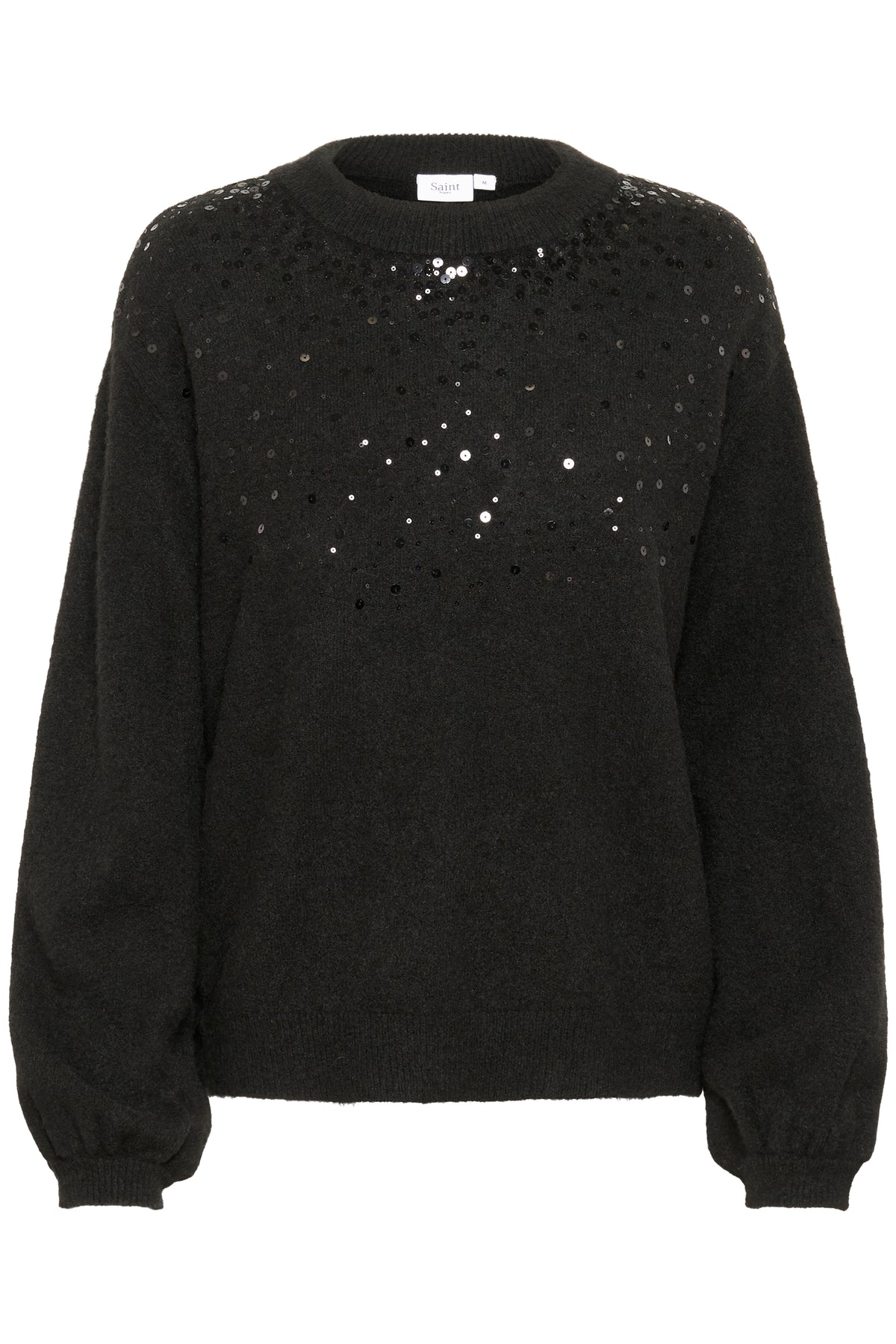 Saint Tropez Barbel Sequin Jumper - Black