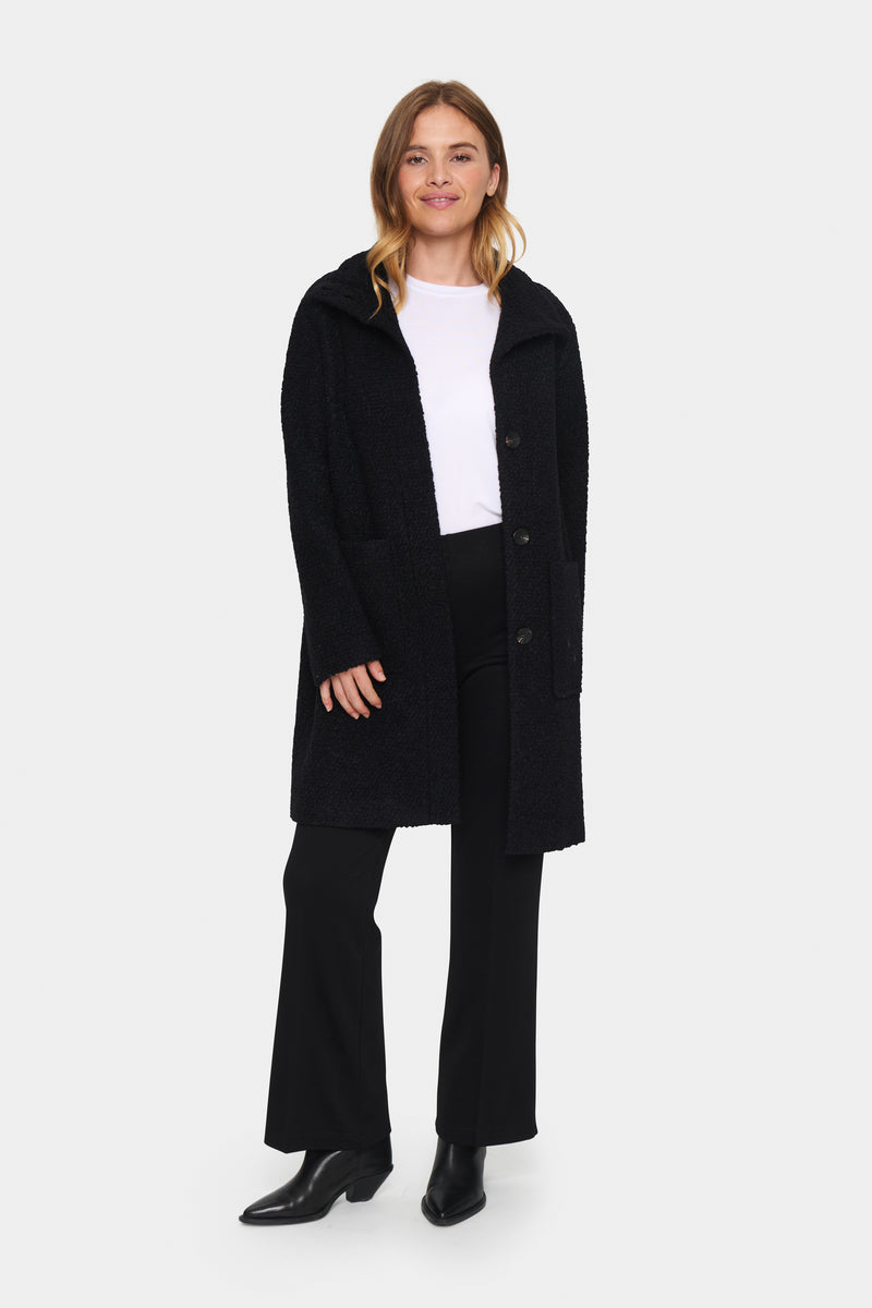 Saint Tropez Ferddy Coat - Black