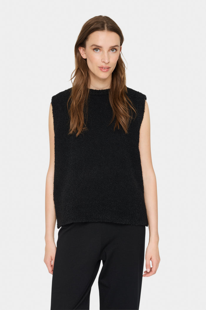 Saint Tropez Gela Vest - Black