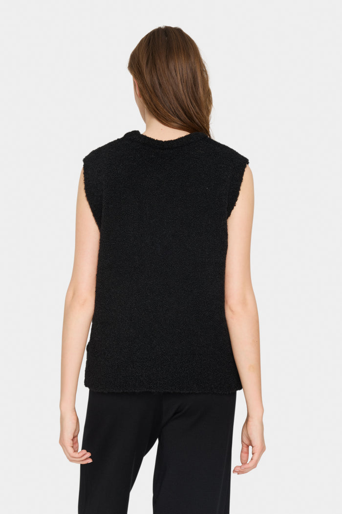 Saint Tropez Gela Vest - Black