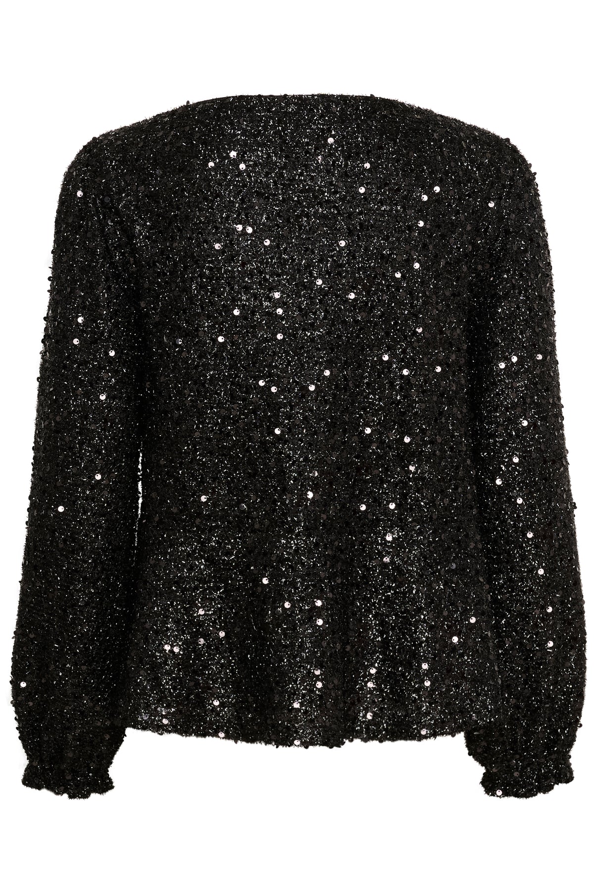 Saint Tropez Hinna Sequin Blouse - Black