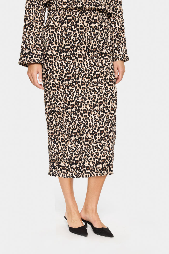 Saint Tropez Ilyssa Skirt - Leopard