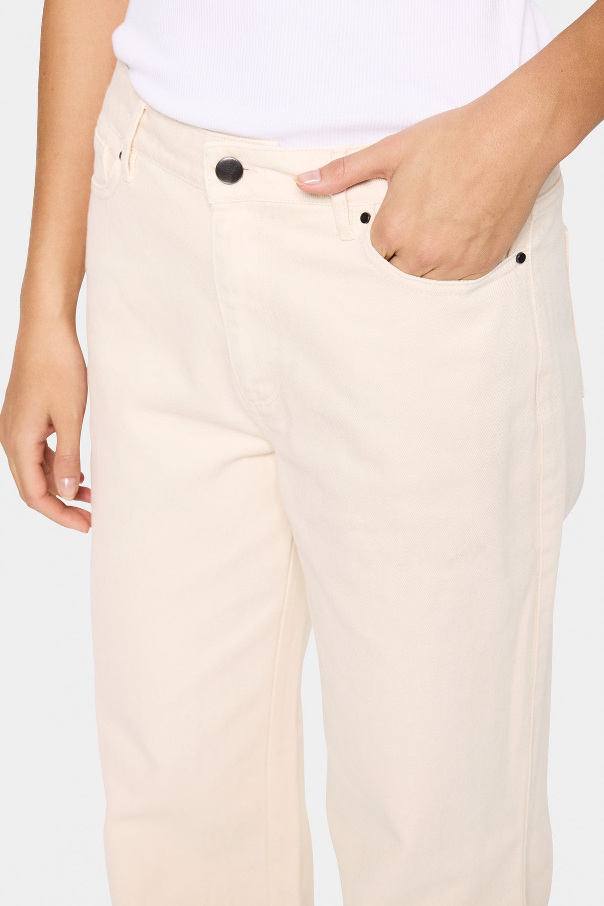 Saint Tropez Ilu Jeans - Cream