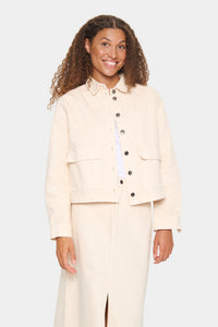 Saint Tropez Canvas Jacket - Cream