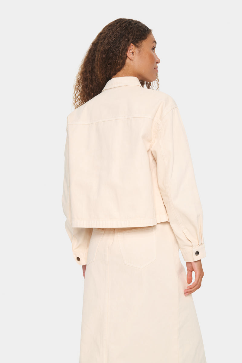 Saint Tropez Canvas Jacket - Cream