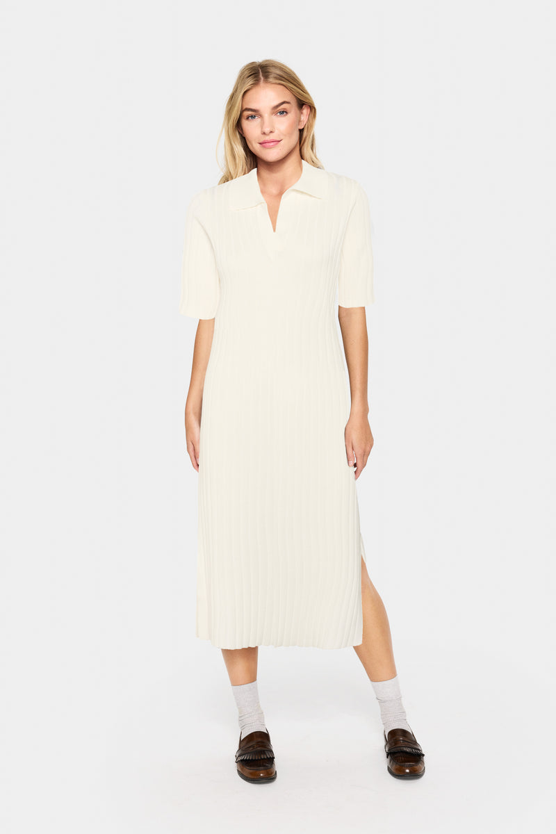 Saint Tropez Juanna Knit Dress - White