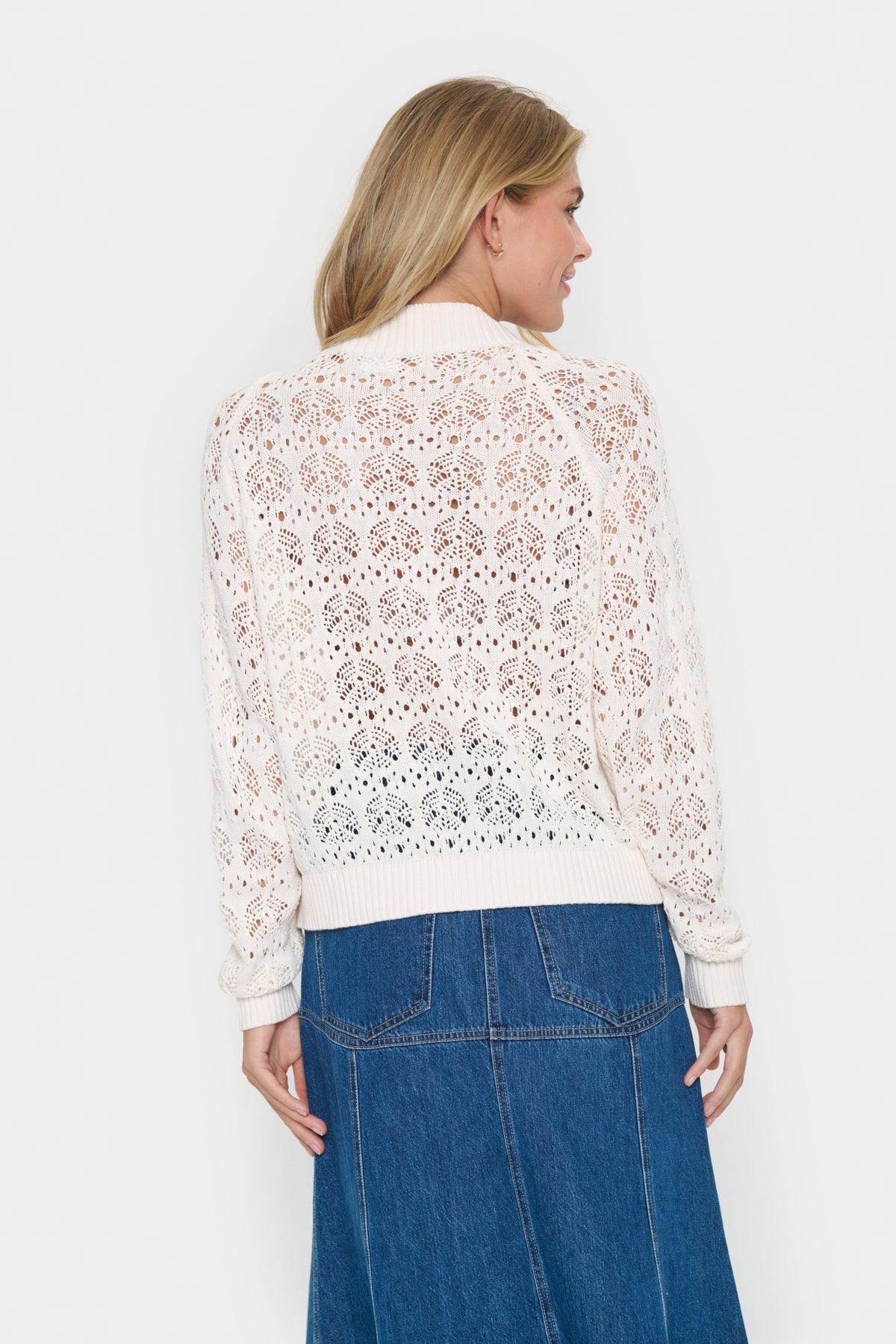 Saint Tropez Juna Cardigan - White