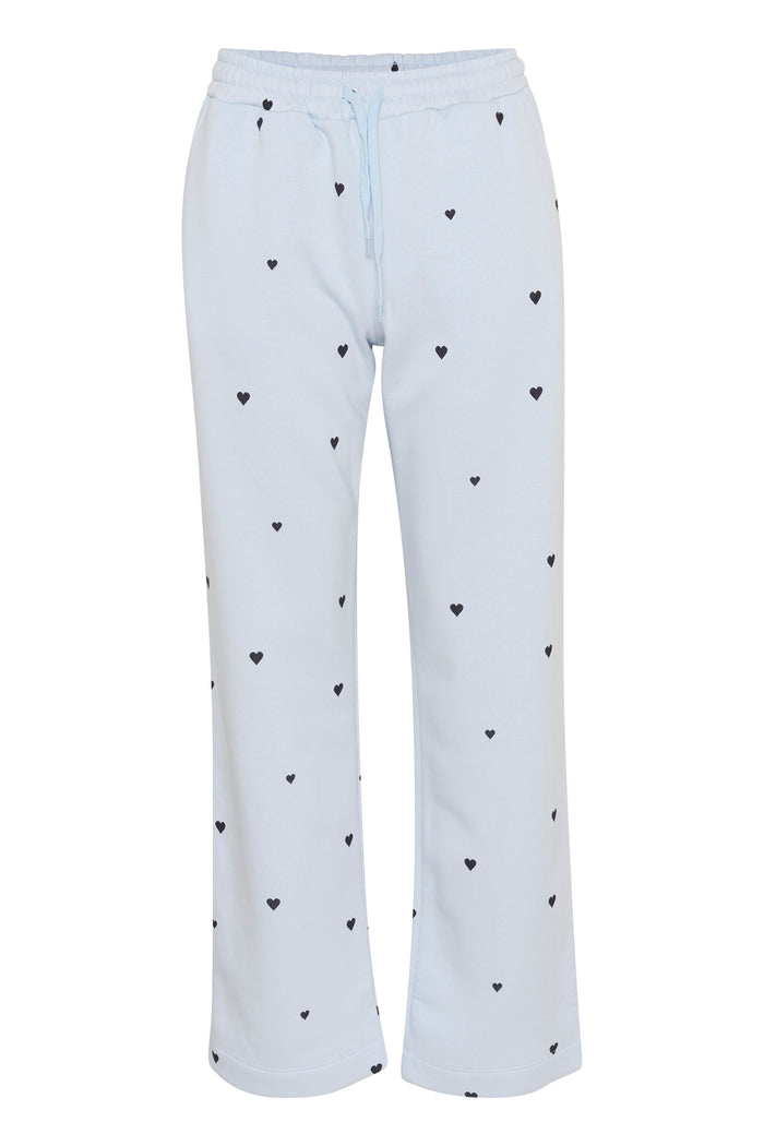 Saint Tropez Dagna Heart Sweatpants - Heather Night