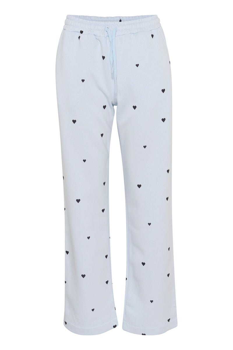 Saint Tropez Dagna Heart Sweatpants - Heather Night