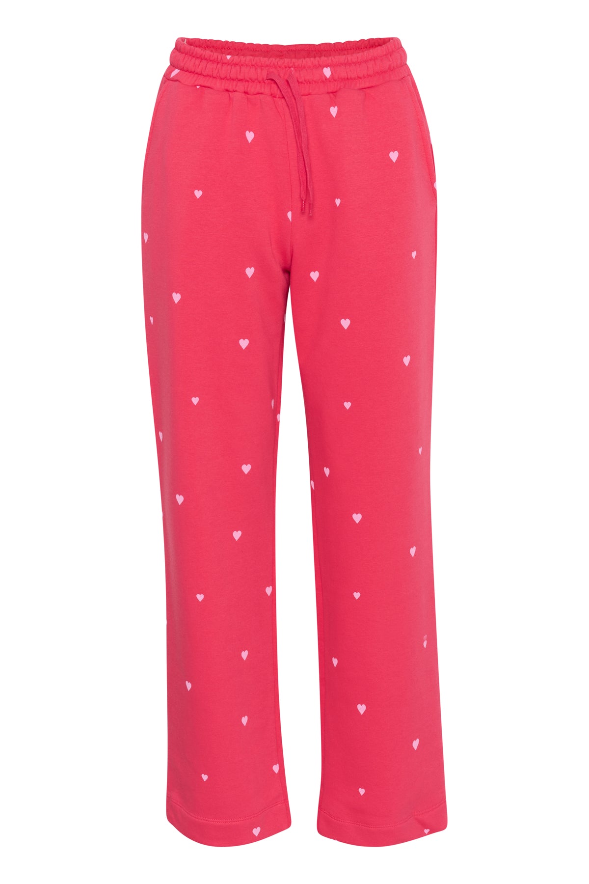 Saint Tropez Dagna Heart Sweatpants - Viva Magenta