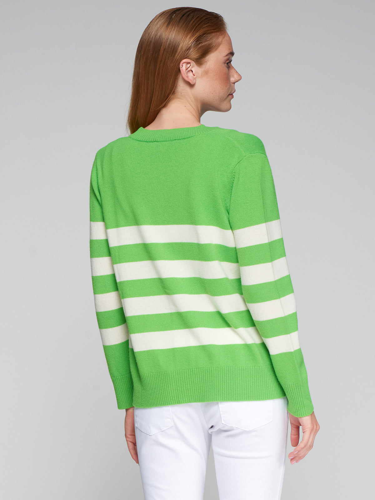 Vilagallo Rayas Striped Cardigan - Verde