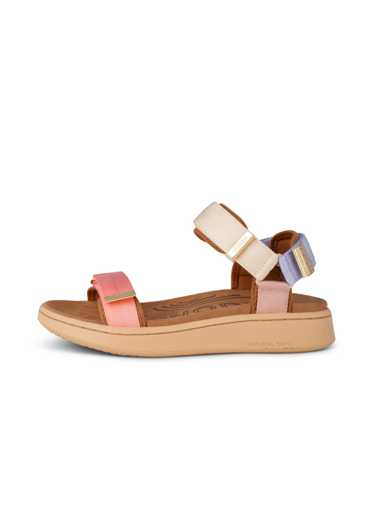 Woden Line Sandals - Butter Multi