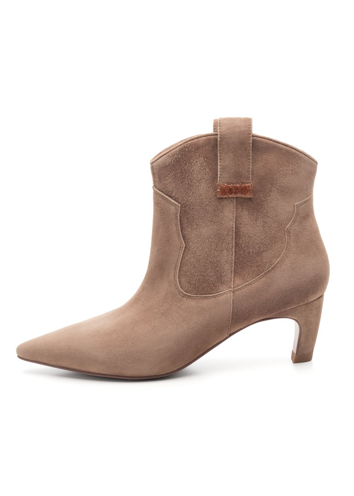 Woden Dicte Low Boots - Caramel